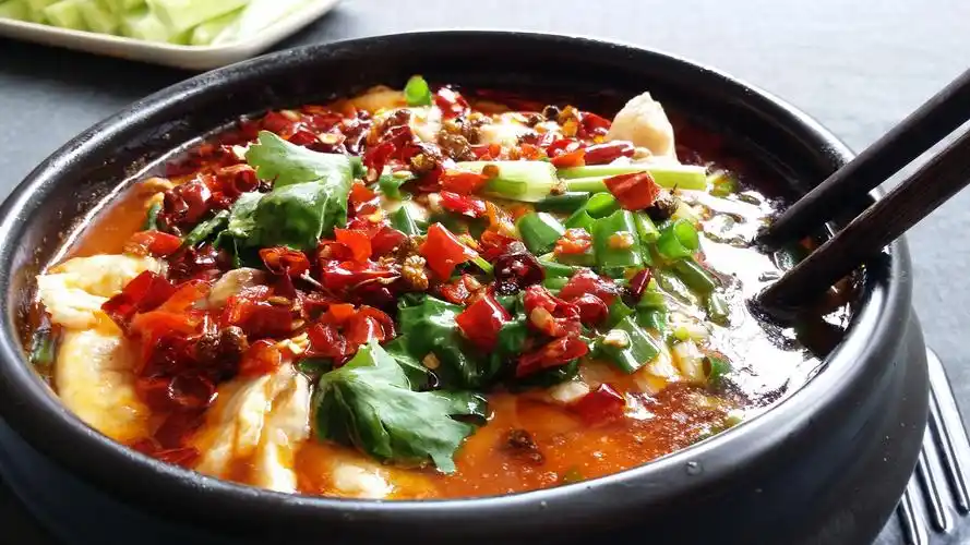 夏天开胃菜---酸汤豆腐鱼