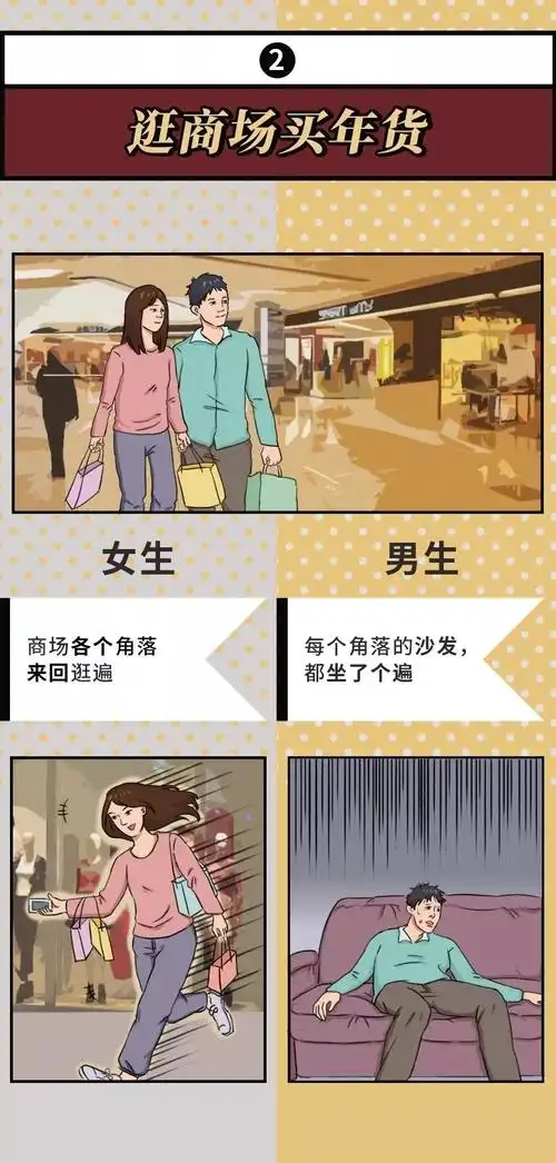 男生vs女生对比图鉴来了哈哈哈