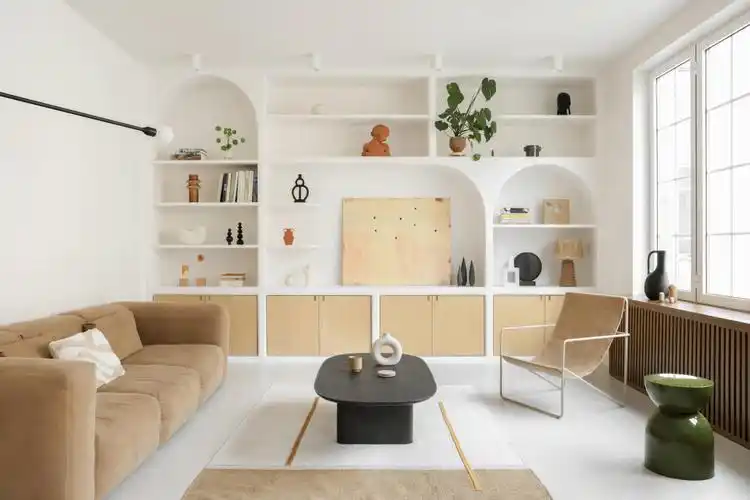 2,书柜壁龛造型