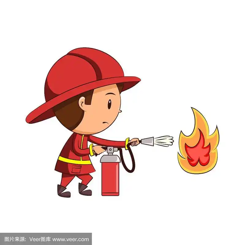 儿童消防员灭火器