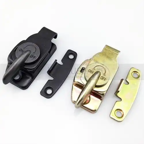 新款 塑钢窗锁扣平移铝合金门窗月牙锁窗户锁移门钩锁 推拉锁配件