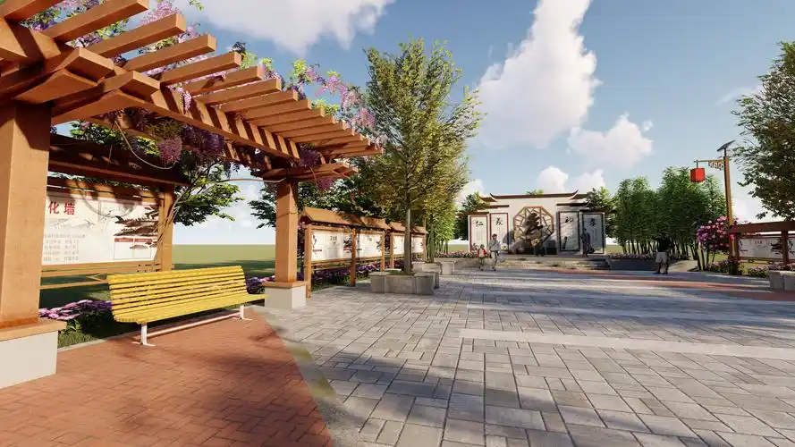 乡村广场|空间|景观设计|家里有只吞金兽 - 原创作品 - 站酷 (zcool)