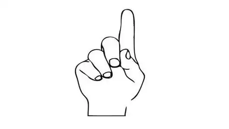 大拇指的简笔画怎么画?