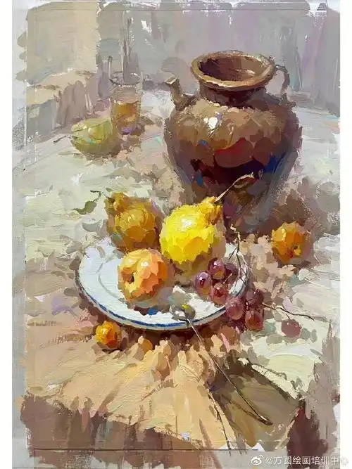 水粉静物步骤范图