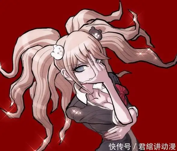 《弹丸论破》江之岛盾子,立绘,扎起头发戴眼镜的盾子有没有更可