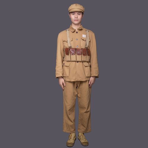 服装志愿军解放合集出租土黄色军装演出服抗美援朝表演民族服装
