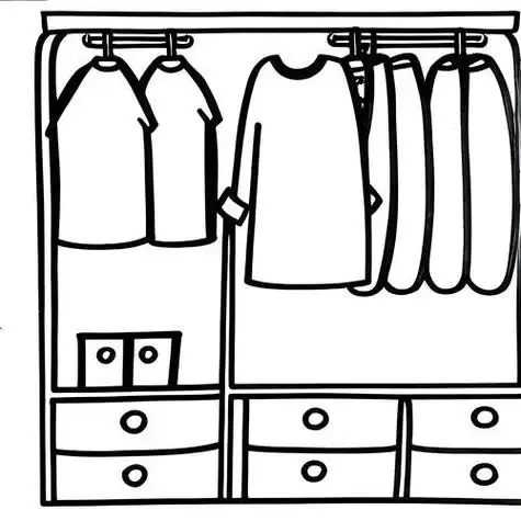 衣柜简笔画简单画法步骤教程及图片大全衣柜简笔画 衣柜简笔画简单又