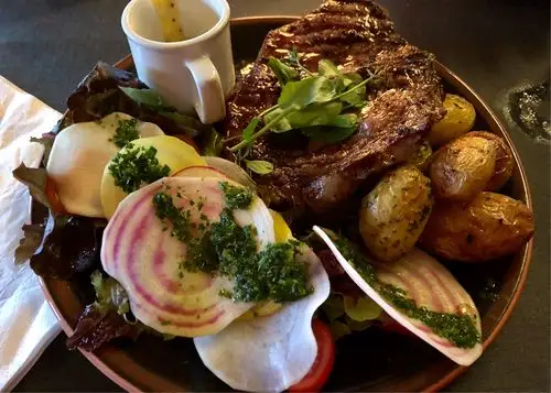 酒店的西式晚餐