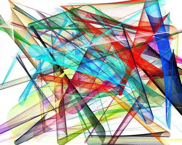 抽象的线条,图案,多彩