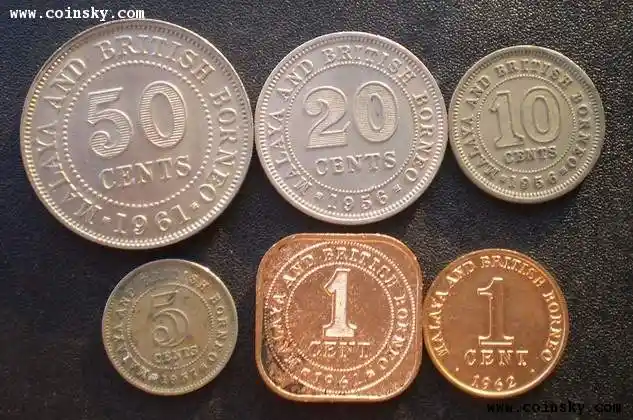 [已售] 北婆罗州6枚一套