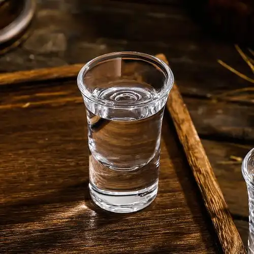 酒杯白酒杯烈酒一两小号2两酒器水晶玻璃中式酒杯