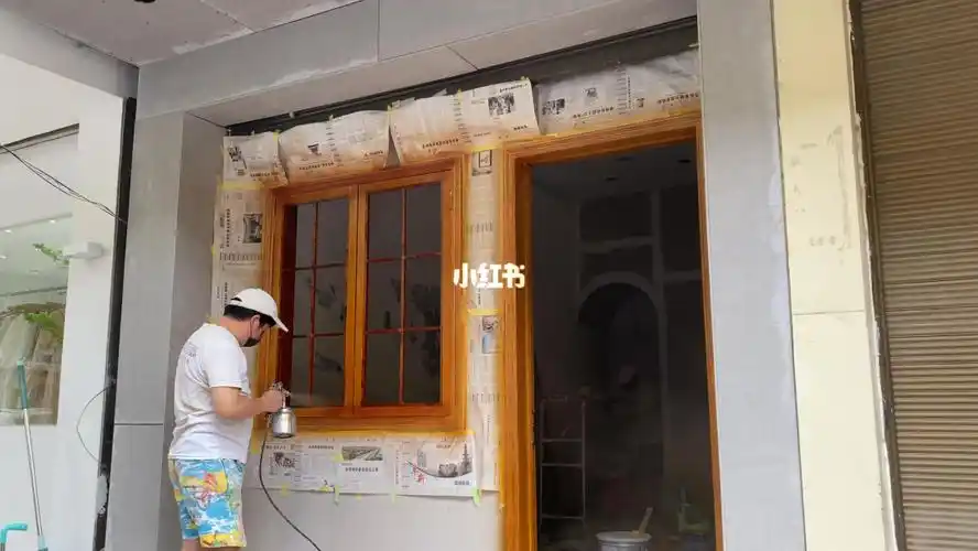 木门木窗现场喷漆