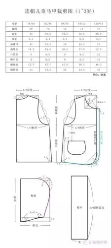 双面穿拼接马夹(附教程 裁剪图)