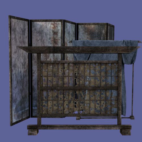 【须臾素材】日式恐怖场景道具布景cosplay后期png免抠素材