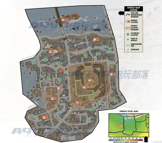 辐射4世界地图全18个区域位置攻略