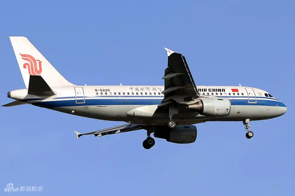 国航空客a319客机