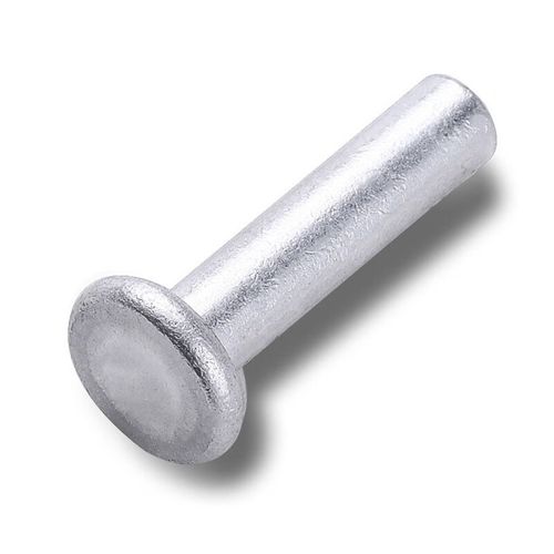 平头实心铆钉批发 gb109平圆头实心帽钉手打敲击式铝铆钉m2m3m4m8(100