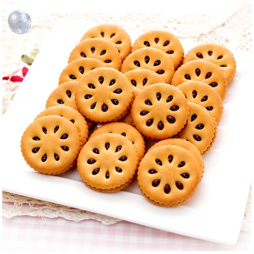 嘉士果乐果香蓝莓果酱夹心饼干680g整箱礼盒夹心饼干