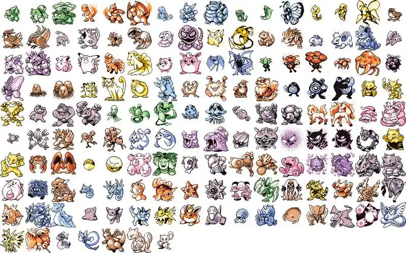 初代神奇宝贝共有151只