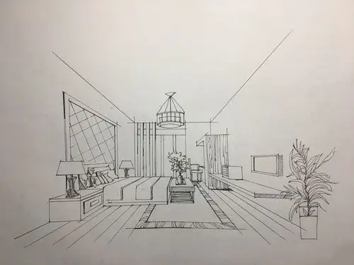 室内手绘临摹练习