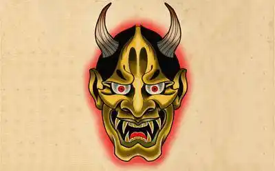 49张正脸般若纹身手稿图片