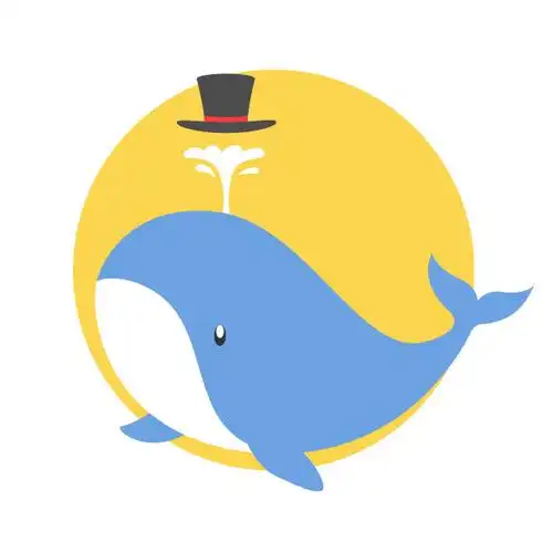 卡通 鲸鱼矢量图素材_图片id:304250812