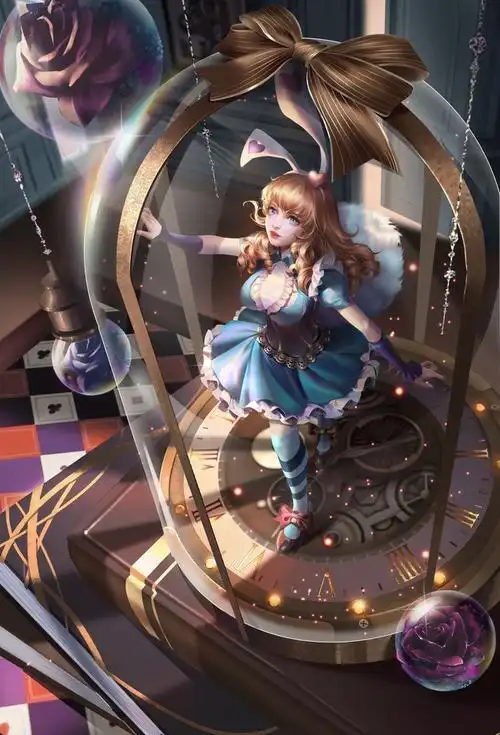 王者荣耀同人妲己爱丽丝梦游仙境