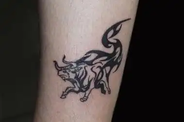 牛图腾纹身图案 男生纹身图案(5)