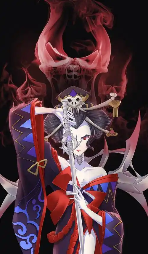 阴阳师 骨女|专注草丛三十年的阴阳师pixiv插画图片