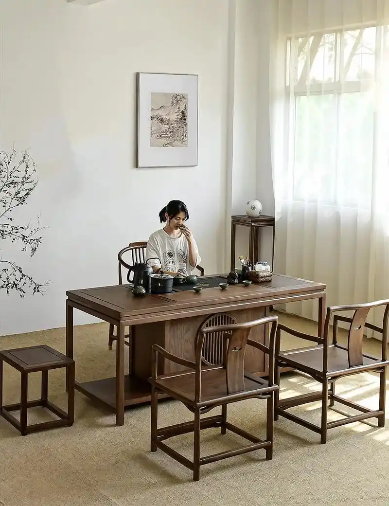 理想茶室.新中式茶室,端庄优雅的格调,无论是简洁的线条,淡雅 - 抖音