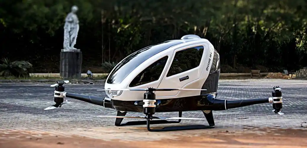 ehang184 载人飞行器首次曝光 亿航