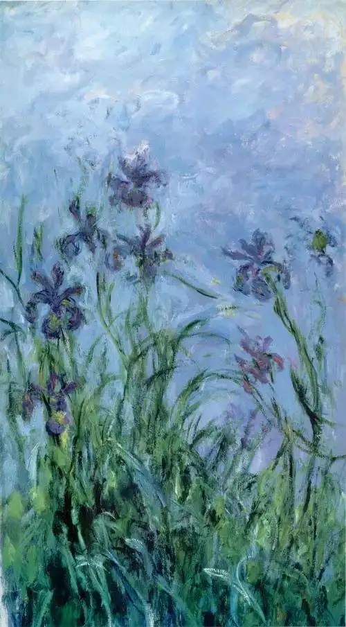莫奈《淡紫鸢尾花》-end--------------艺术者是一款艺术圈社交app.
