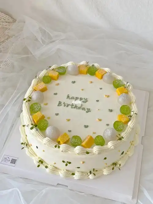 12寸小清新水果蛋糕