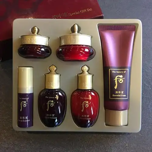 正品whoo后 津率享六件套 中样 滋养紧致