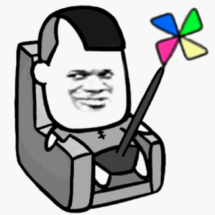 蘑菇头玩转风车_风车_玩转_蘑菇头_污表情