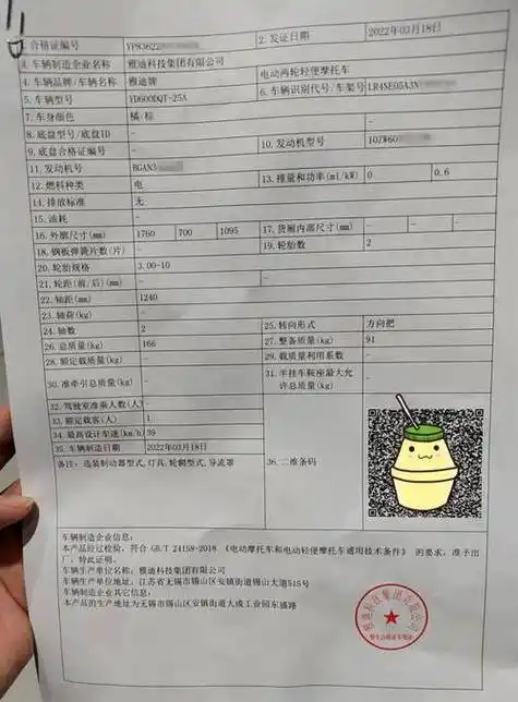 车辆合格证电子版查询