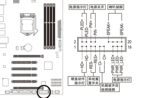 电脑电源线接法【相关词_电脑电源线接法图解】