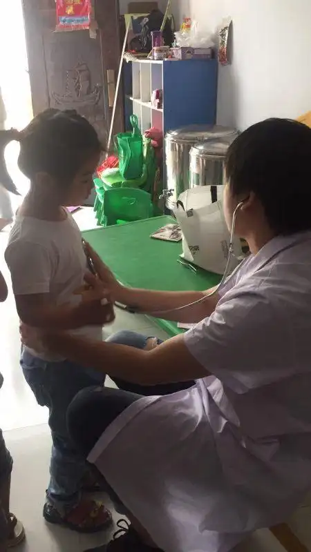 其它 【圆梦幼儿园】"我是健康小宝贝"――体检活动 写美篇视力检查