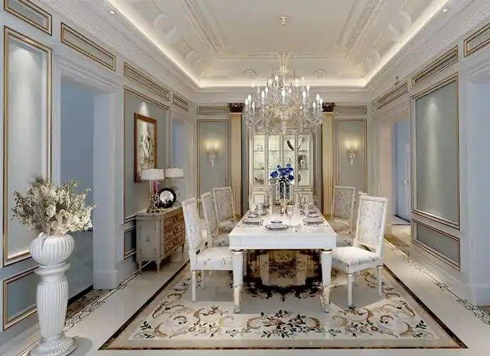 如何装修一个造型优美的法式新古典主义风格