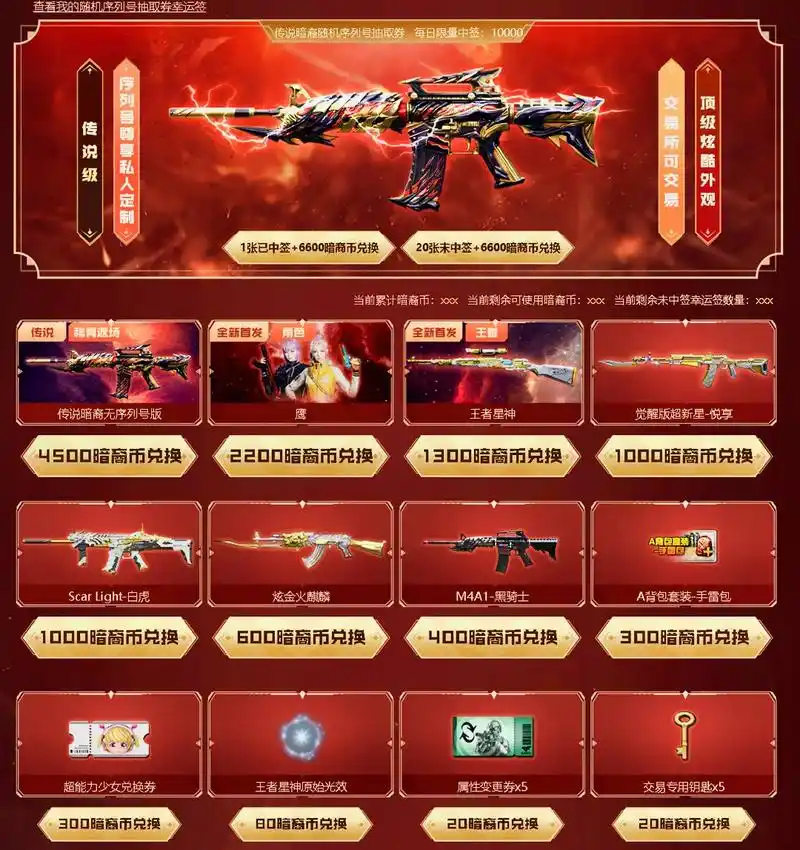 穿越火线暗裔活动.cf传说暗裔活动上线,你们都抽到啥了各位老 - 抖音