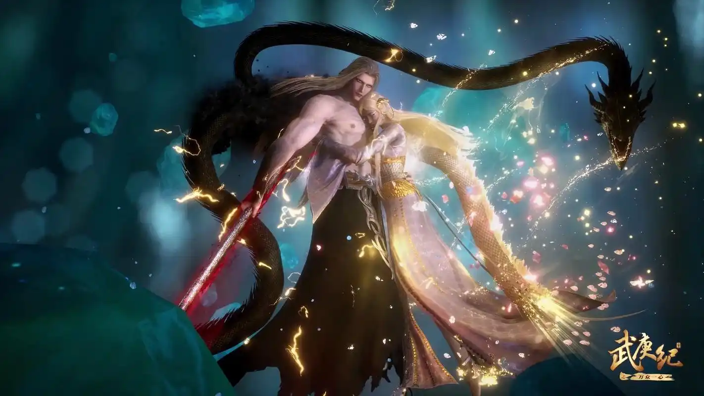 武庚纪:白龙彻底消失,神眼开启盘古之力,黑龙天被打败?