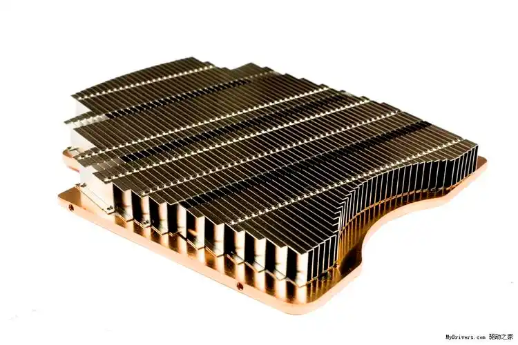 倾斜式散热鳍片