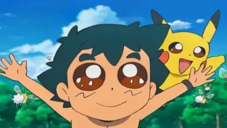 宝可梦日月:小智眼睛里真的有星星!水汪汪大眼睛