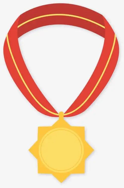 第一名奖牌矢量素材图