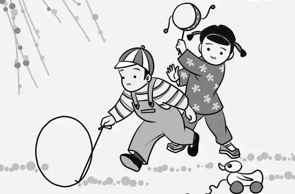 滚铁环,打陀螺 - 简书