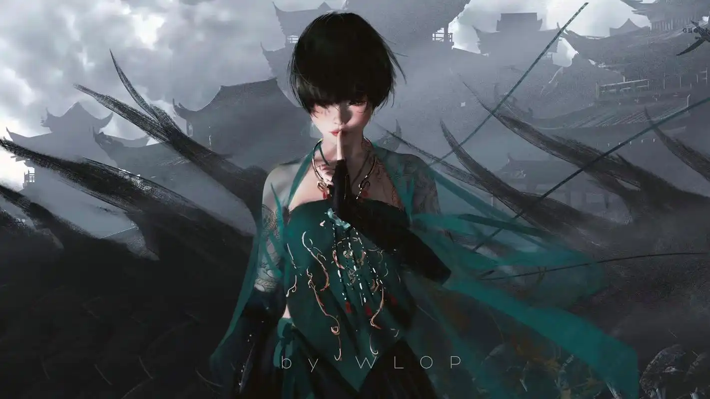 鬼刀-小绿 #国漫# #鬼刀# #4月创作打卡挑战赛