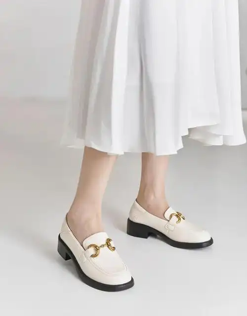 气质型乐福鞋率性时髦舒适增高