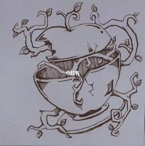 苹果内部的联想创意简笔画