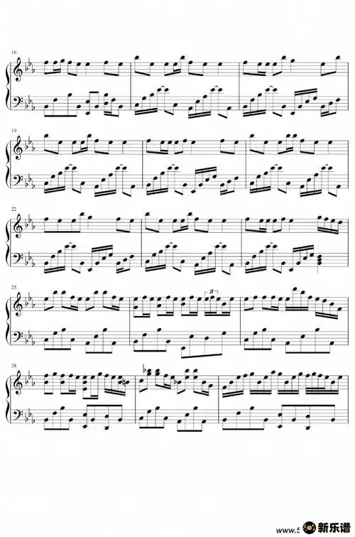 《勾指起誓》钢琴谱(洛天依)-洛天依钢琴谱吉他谱|www.xinyuepu.