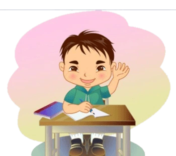 上课发言的男孩